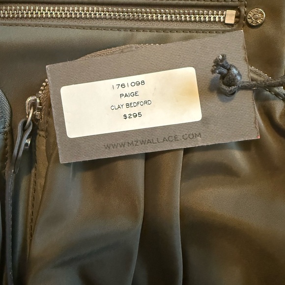 MZ Wallace Olive Green PAIGE Clay Beford crossbody - Picture 6 of 7